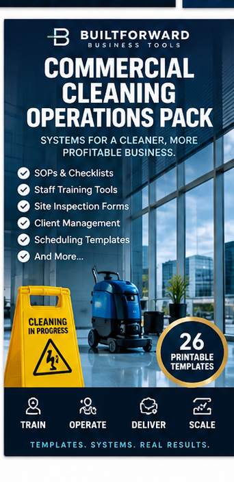 Commercial Cleaning Operations Pack preview