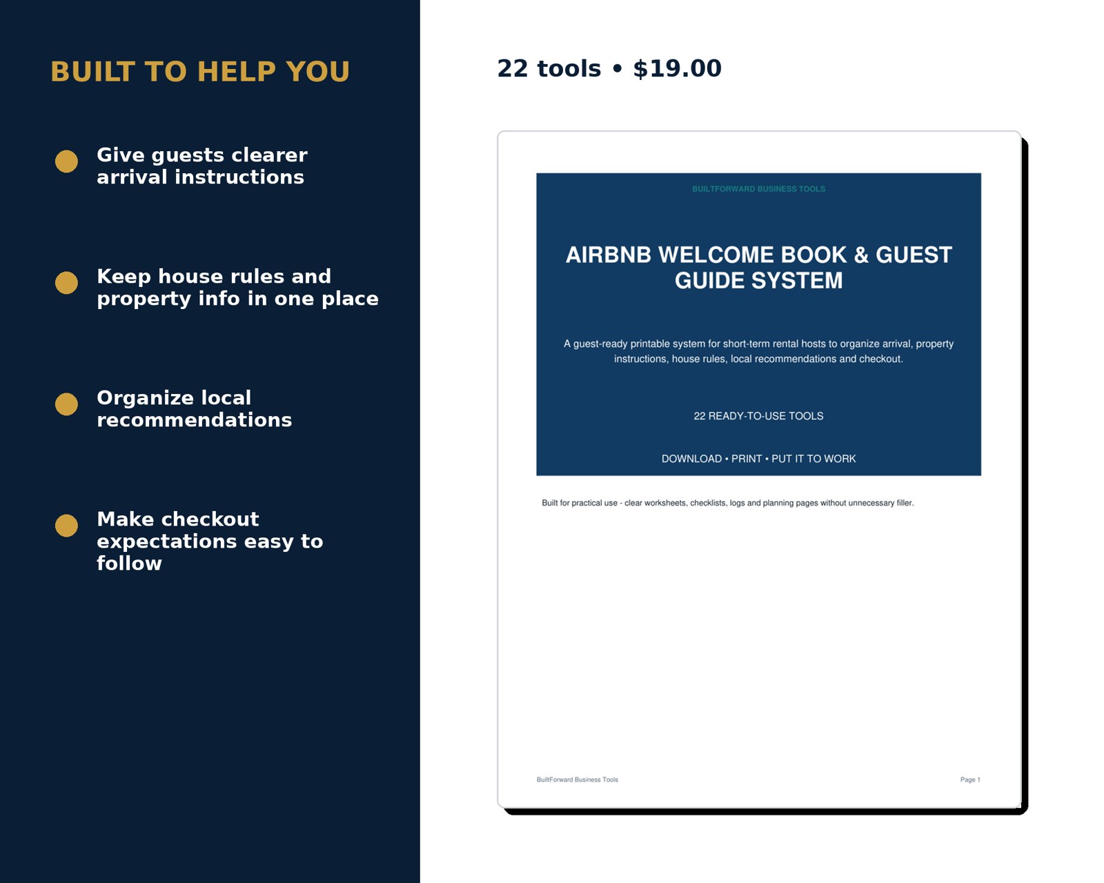 Airbnb Welcome Book & Guest Guide System — preview page 3